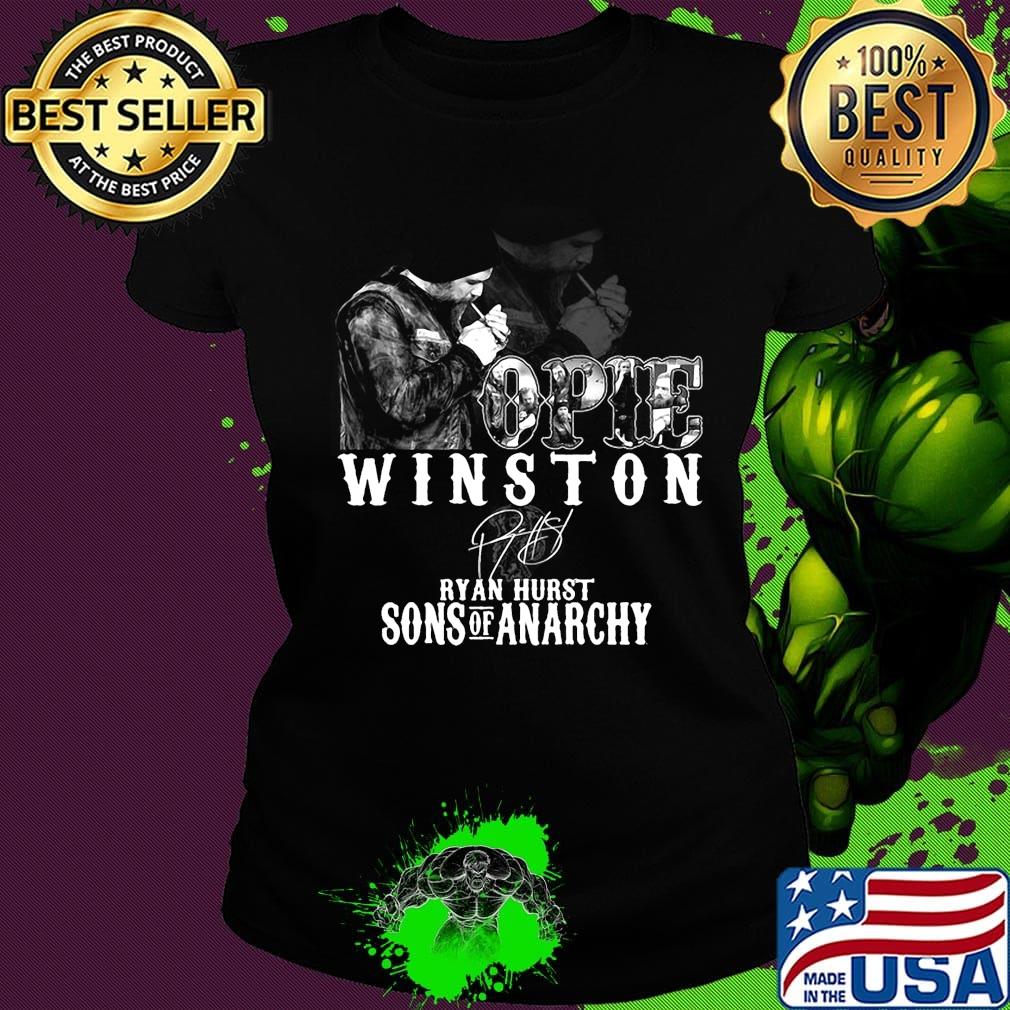 Opie winston ryan hurst sons of anarchy signature s Ladies tee Opie winston ryan hurst sons of anarchy signature s Ladies tee