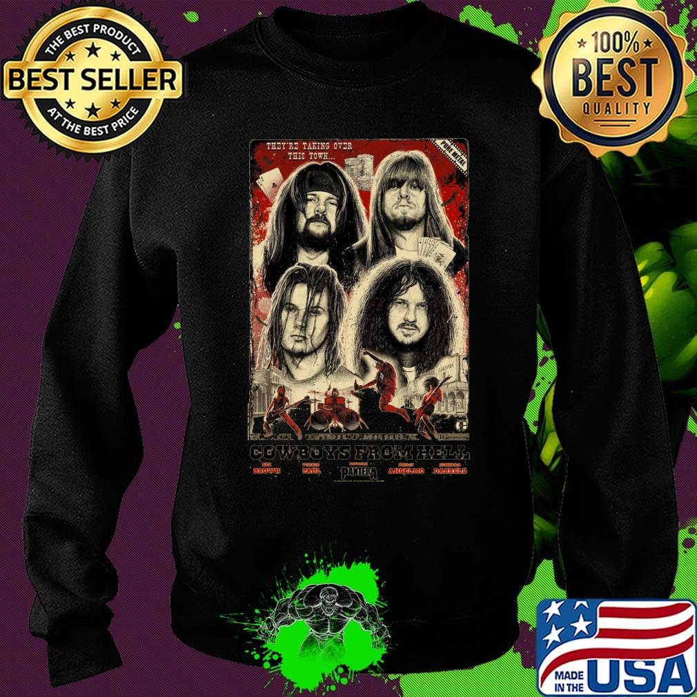 PANTERA COWBOYS FROM HELL 30TH ANNIVEARSARY POSTER BY PAUL JACKSON SHIRT Sweater PANTERA COWBOYS FROM HELL 30TH ANNIVEARSARY POSTER BY PAUL JACKSON SHIRT Sweater