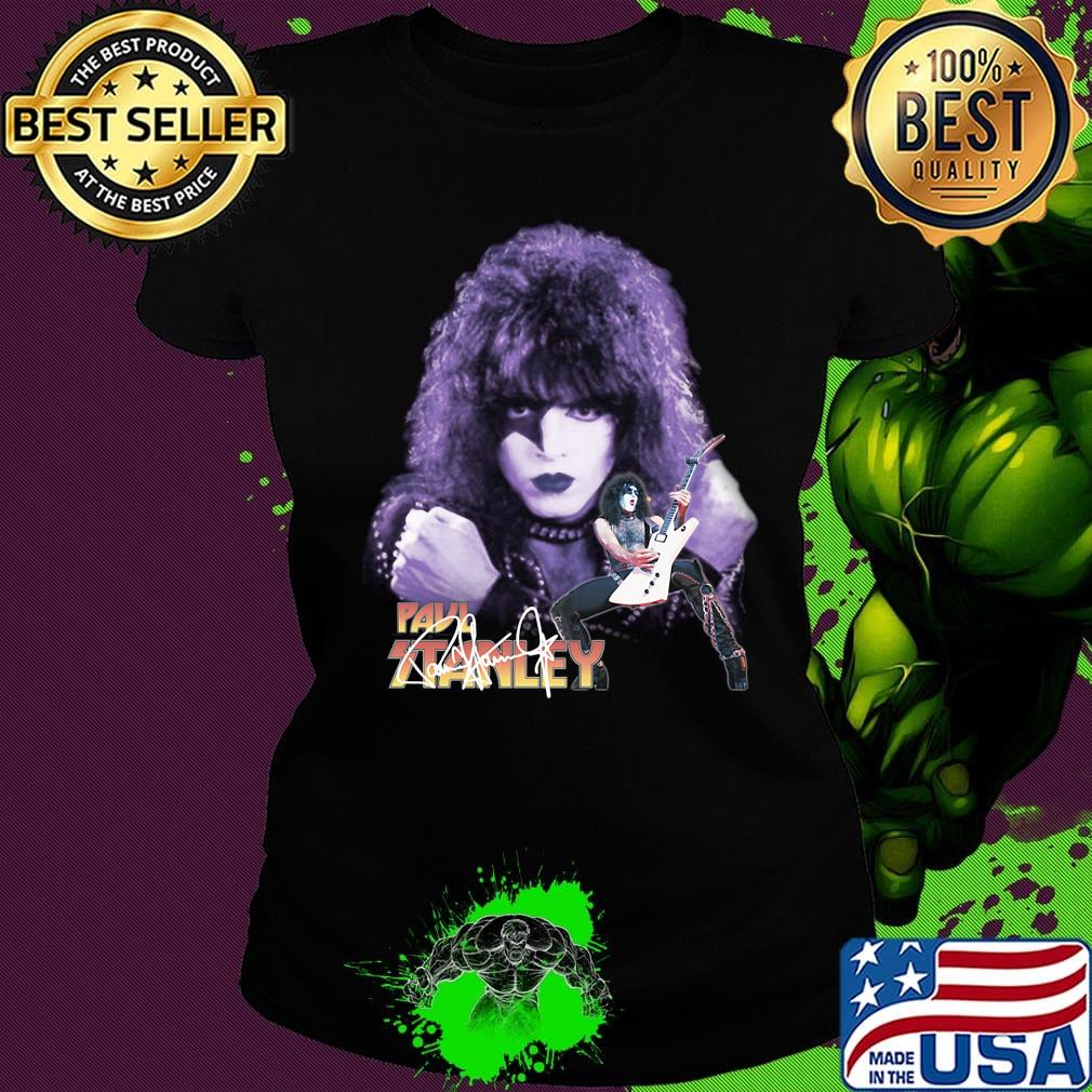 Paul stanley kiss band signature s Ladies tee Paul stanley kiss band signature s Ladies tee