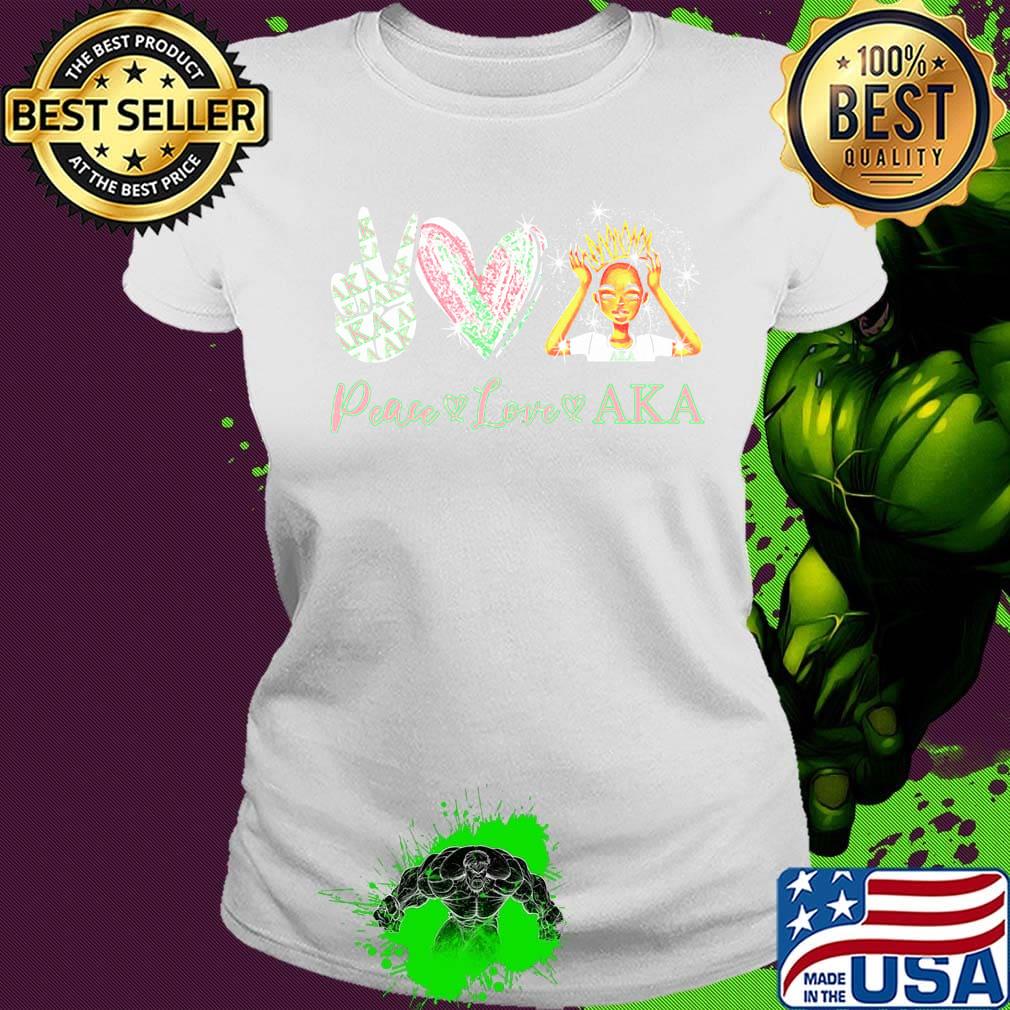 Peace love aka black queen s Ladies tee Peace love aka black queen s Ladies tee
