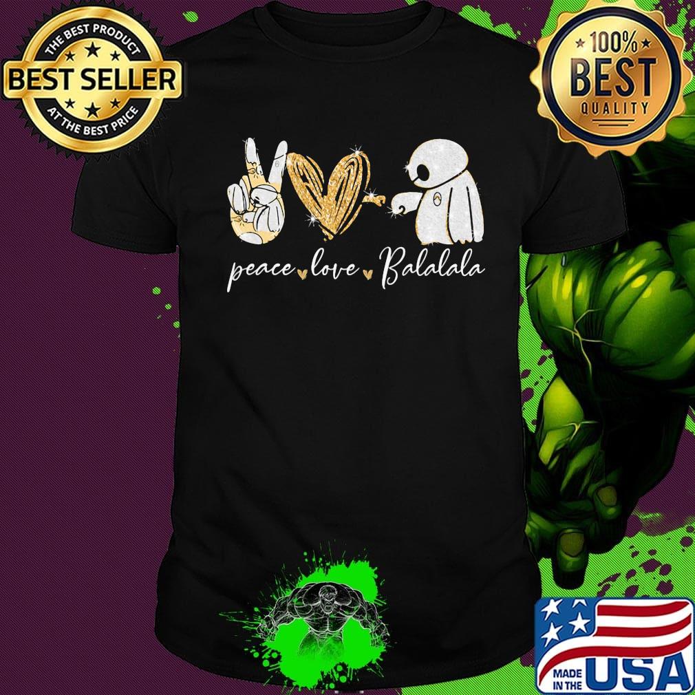 Peace love balalala hearts diamond shirt