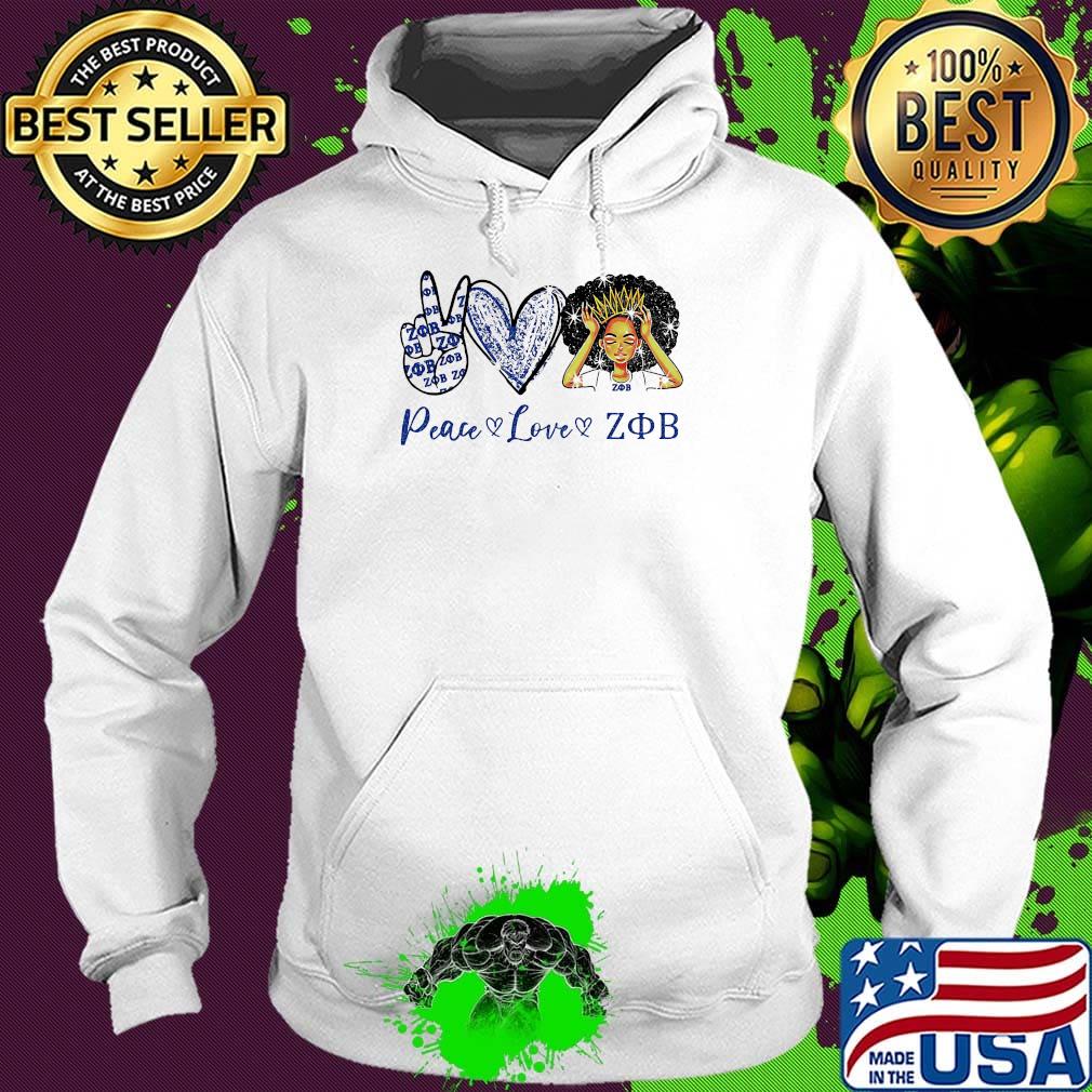 Peace love zib black queen shhirt Hoodie Peace love zib black queen shhirt Hoodie