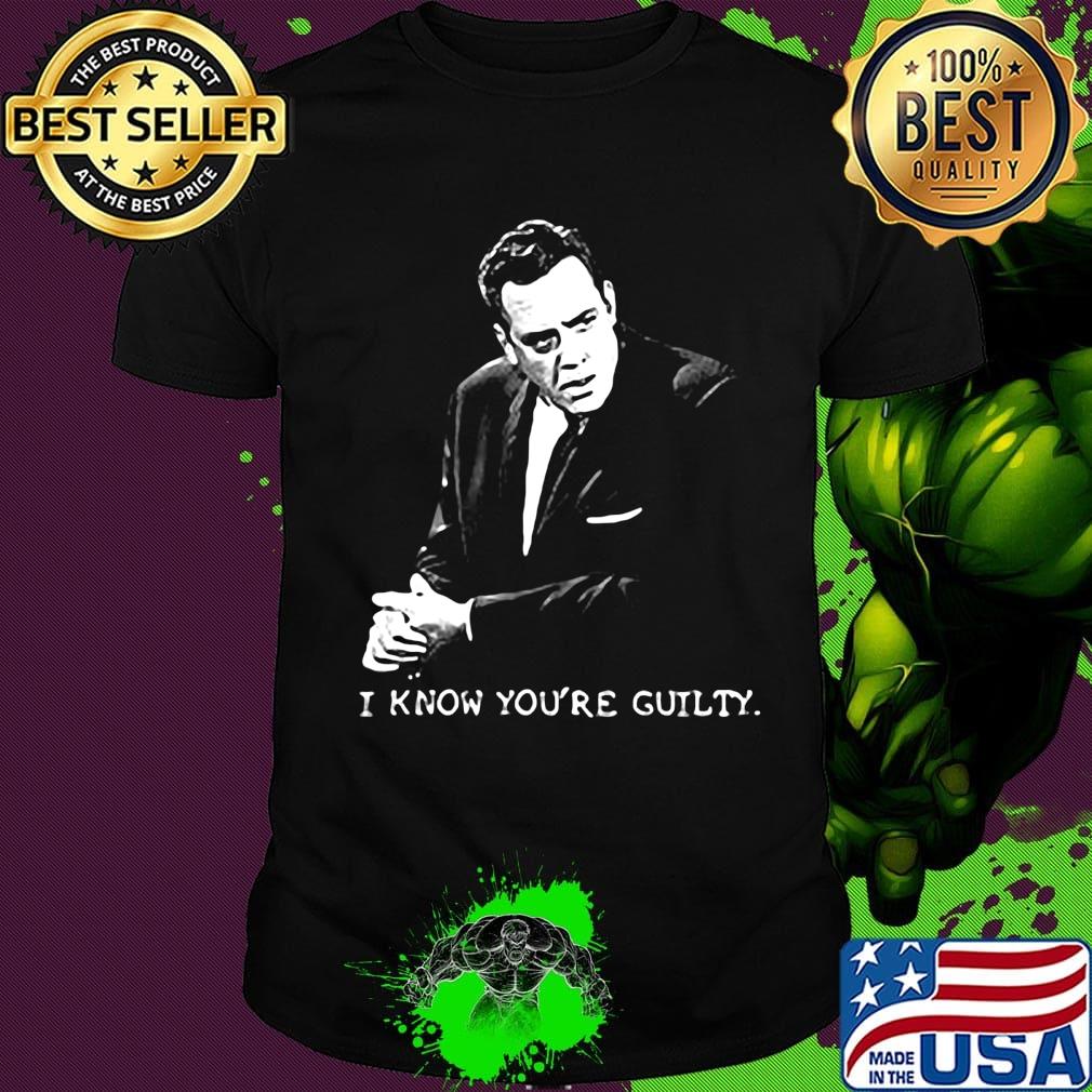 Perry mason lawyer i know you're guilty shirt
