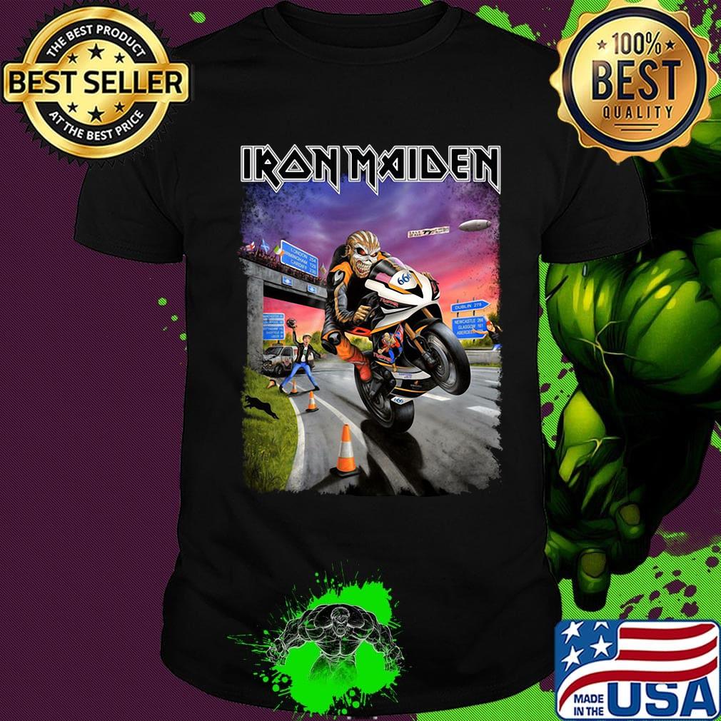 Peter hickman trooper iron maiden helmet motorcycle racing shirt Peter hickman trooper iron maiden helmet motorcycle racing shirt
