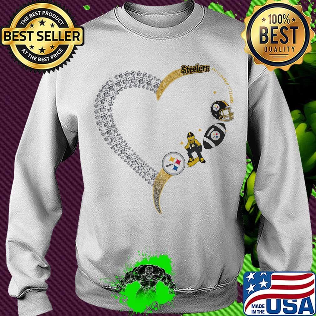 Pittsburgh steelers football logo heart s Sweater Pittsburgh steelers football logo heart s Sweater