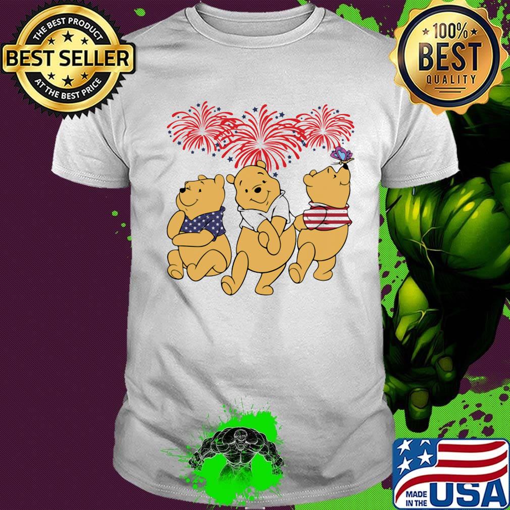 Pooh firework america 4th of july independence day shirt