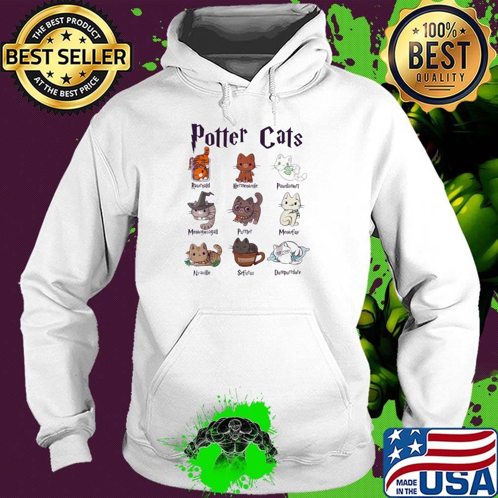 Potter Cats Rawnald Hermeownle Pawdamort s Hoodie Potter Cats Rawnald Hermeownle Pawdamort s Hoodie