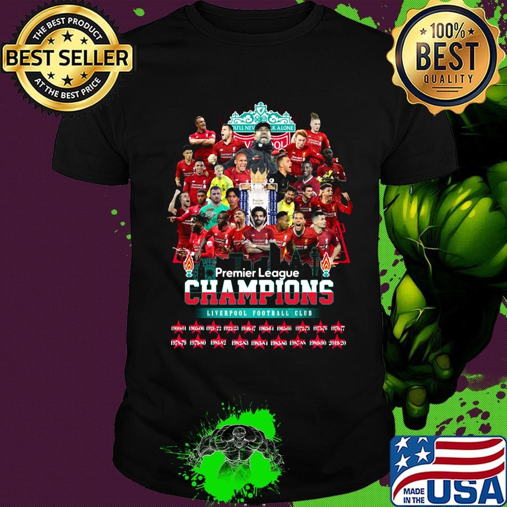 Premier league champions liverpool football club 2020 shirt