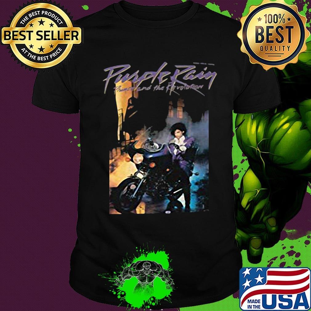 Purple rain prince and the revolution motorcycle shirt