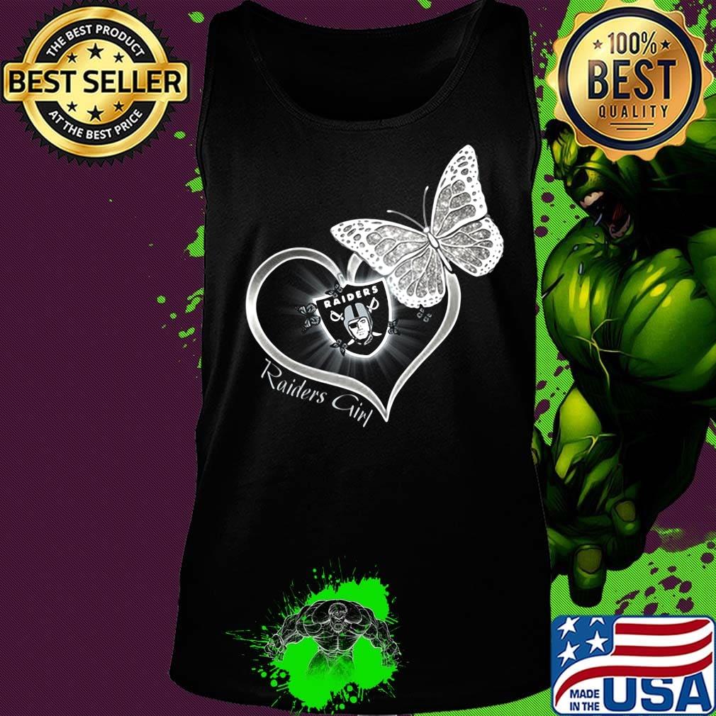 Raiders girl love butterfly s Tank top Raiders girl love butterfly s Tank top