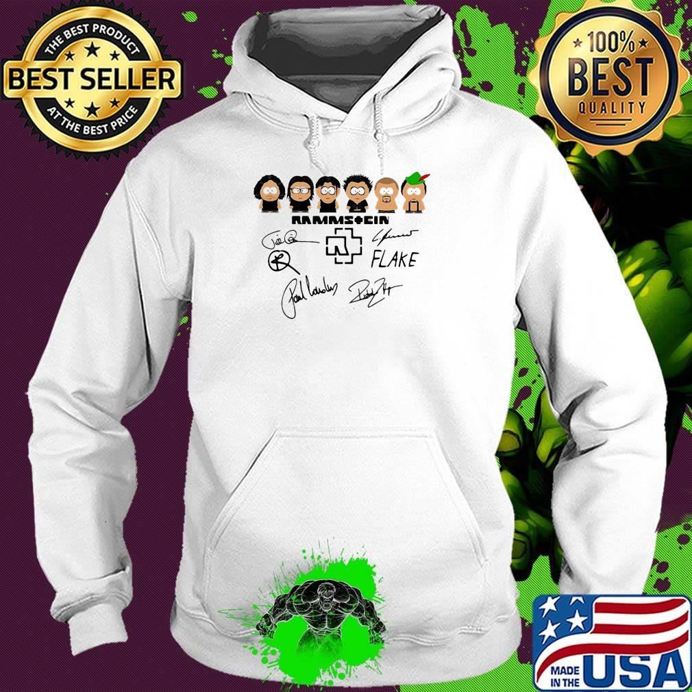 Rammstein band members chibi signatures s Hoodie Rammstein band members chibi signatures s Hoodie