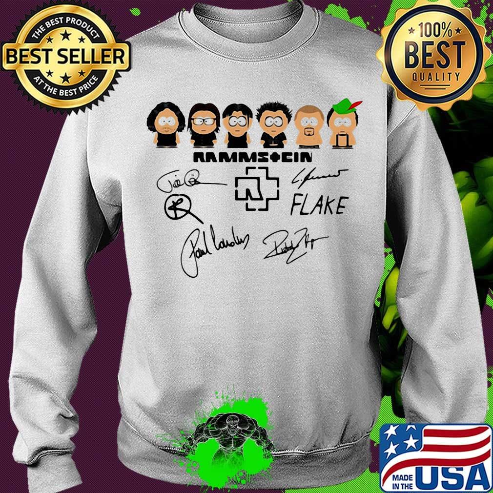 Rammstein band members chibi signatures s Sweater Rammstein band members chibi signatures s Sweater