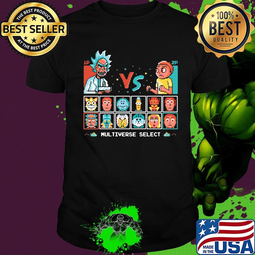 Rick and morty multiverse select game shirt Rick and morty multiverse select game shirt