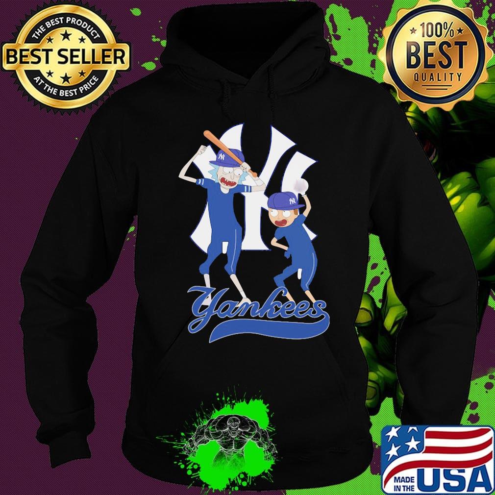Rick and morty new york yankees baseball players s Hoodie Rick and morty new york yankees baseball players s Hoodie