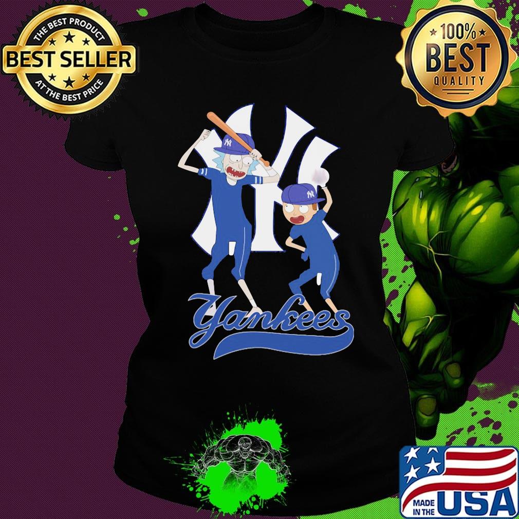 Rick and morty new york yankees baseball players s Ladies tee Rick and morty new york yankees baseball players s Ladies tee