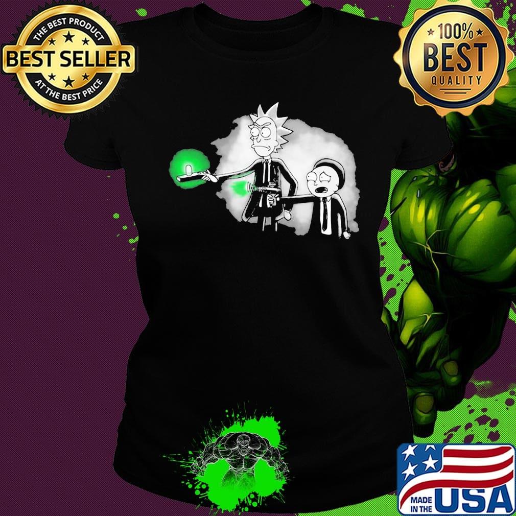 Rick and morty shoots gun s Ladies tee Rick and morty shoots gun s Ladies tee