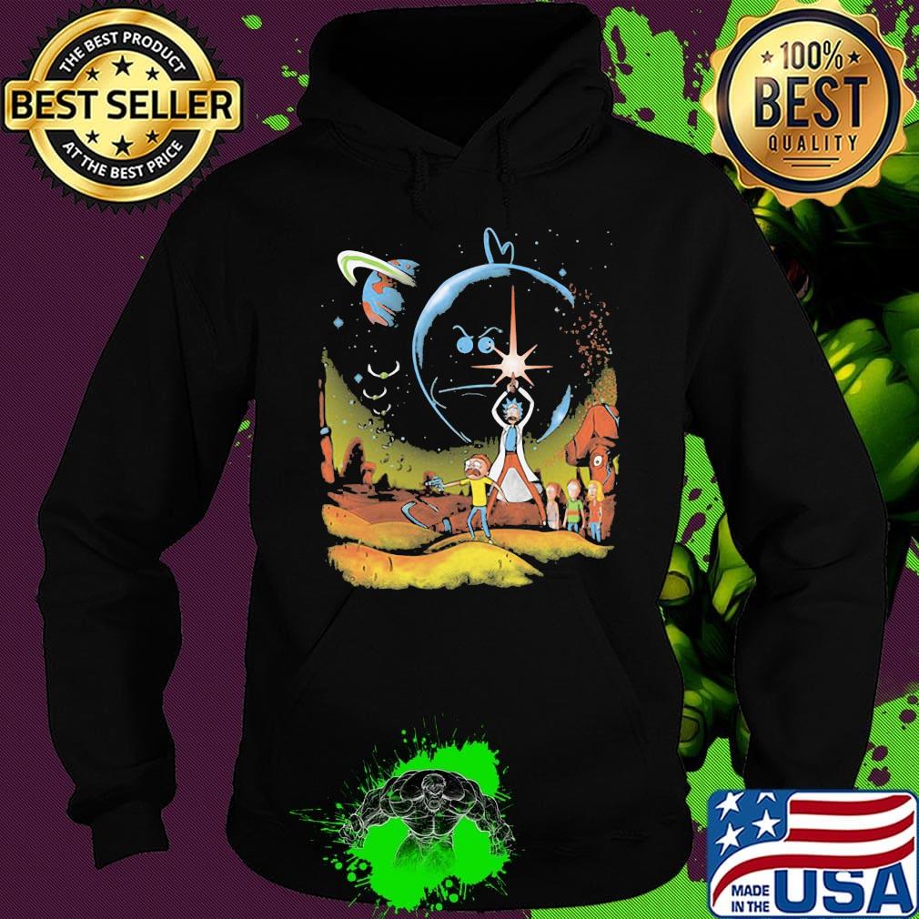 Rick and morty shoots star wars s Hoodie Rick and morty shoots star wars s Hoodie