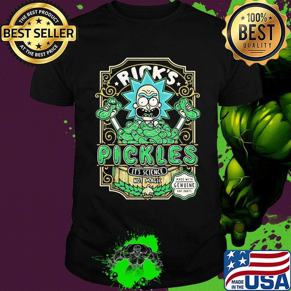 Rick’s pickles it’s science not magic shirt Rick’s pickles it’s science not magic shirt