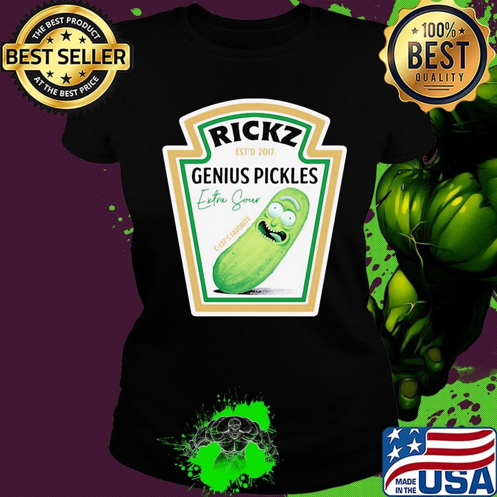 Rickz est 2017 genius pickles extra sour s Ladies tee Rickz est 2017 genius pickles extra sour s Ladies tee