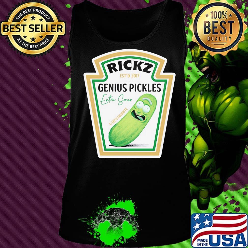 Rickz est 2017 genius pickles extra sour s Tank top Rickz est 2017 genius pickles extra sour s Tank top