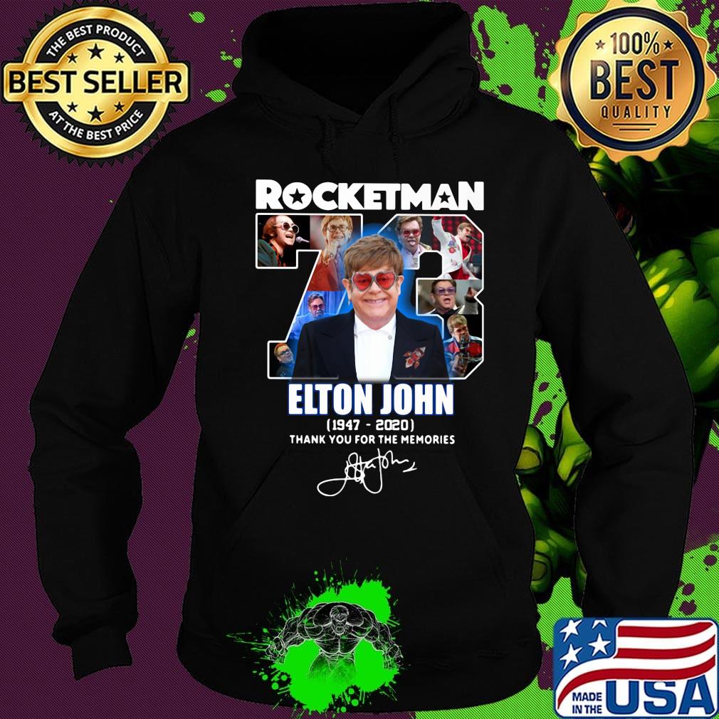Rocketman 73 elton john 1947 2020 thank you for the memories signature s Hoodie Rocketman 73 elton john 1947 2020 thank you for the memories signature s Hoodie