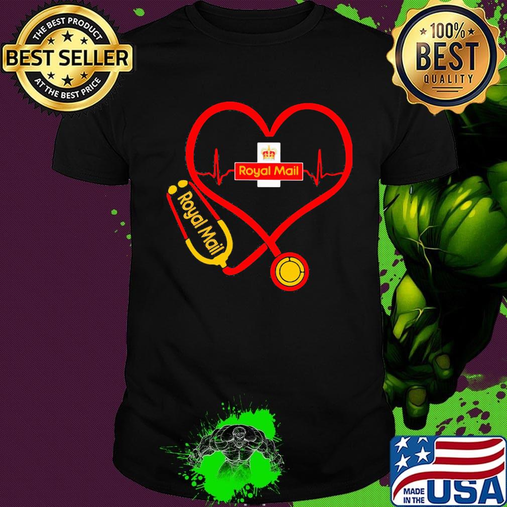 Royal Mail nurse stethoscope love heartbeat shirt