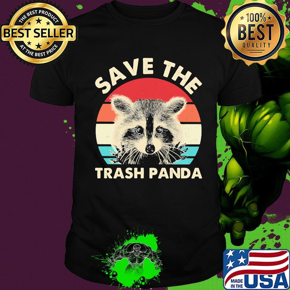 Save the trash panda vintage retro shirt