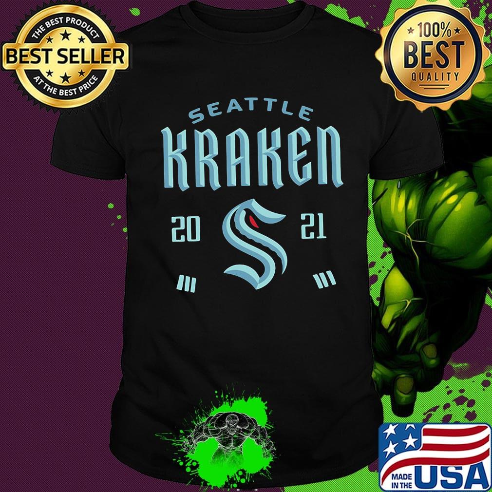 Seattle kraken 2021 logo shirt