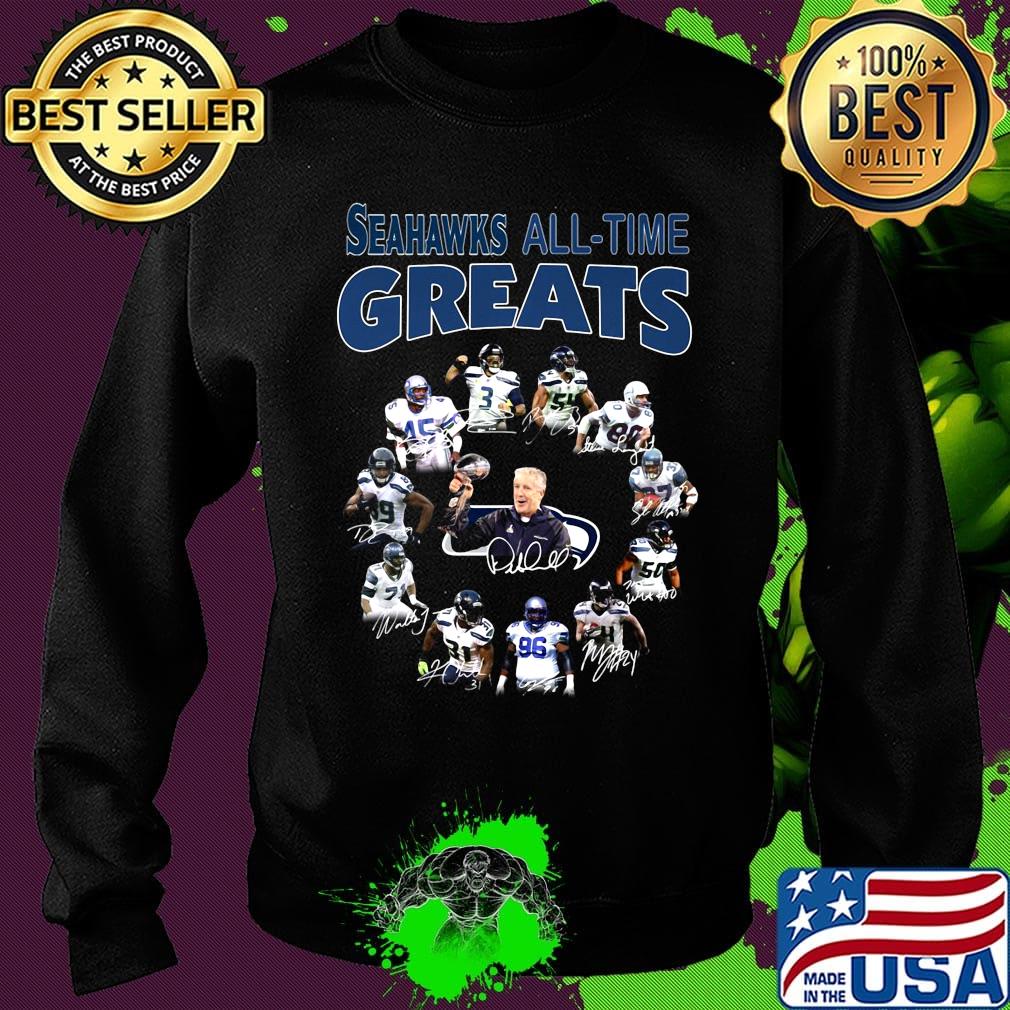 Seattle seahawks all-time great signatures s Sweater Seattle seahawks all-time great signatures s Sweater