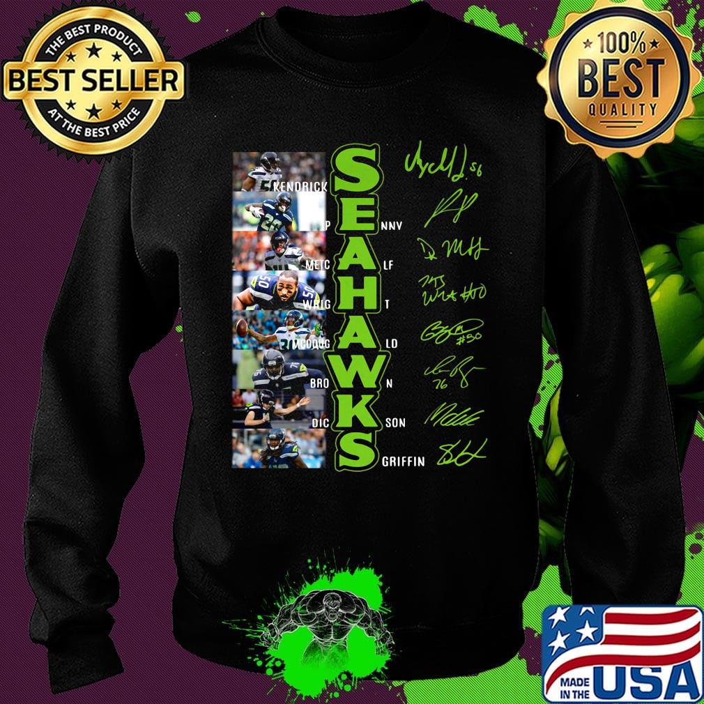 Seattle seahawks football players signatures s Sweater Seattle seahawks football players signatures s Sweater