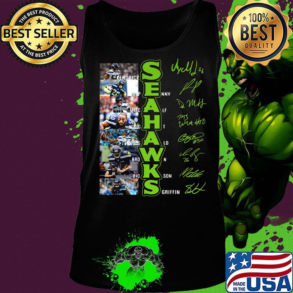 Seattle seahawks football players signatures s Tank top Seattle seahawks football players signatures s Tank top