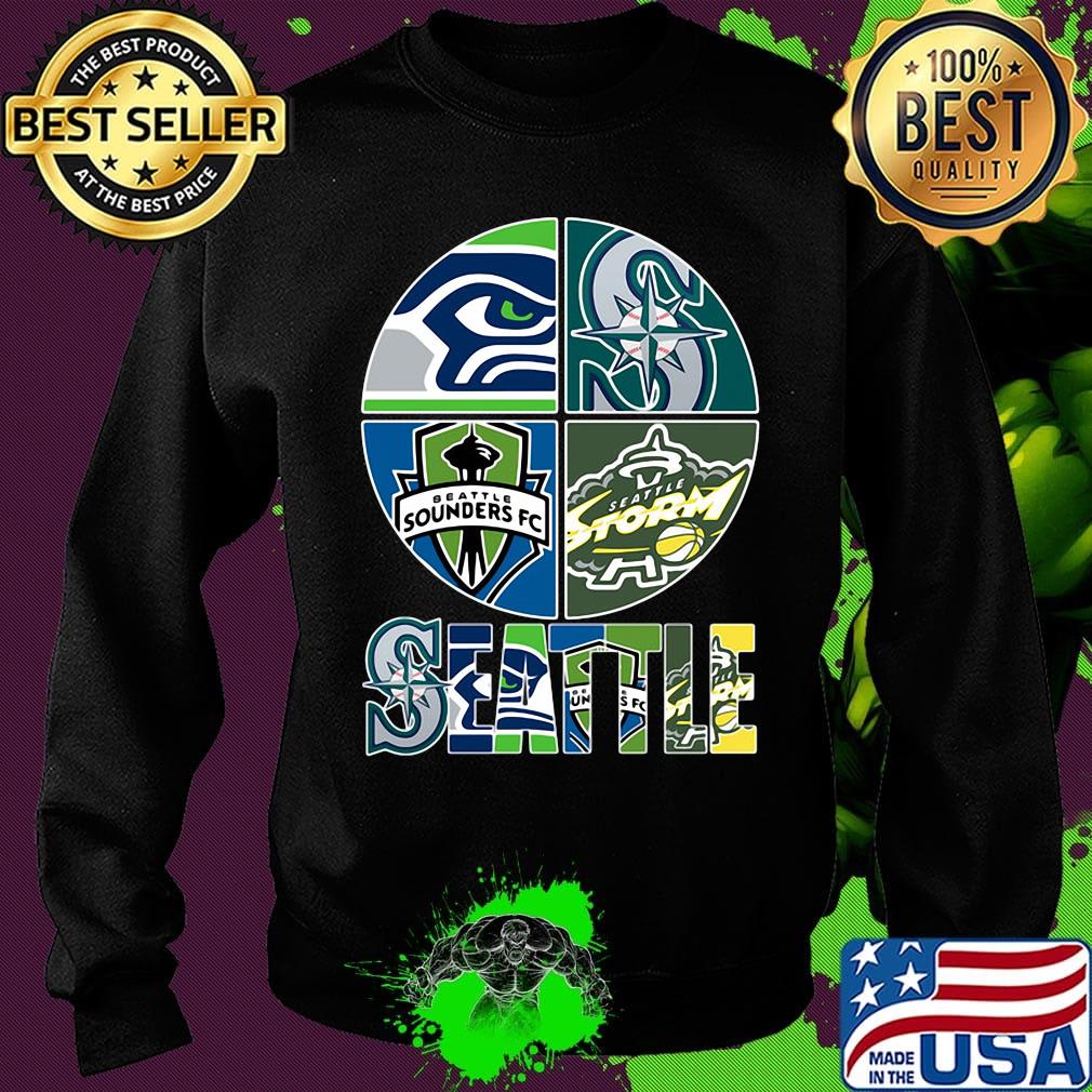 Seattle seahawks mariners beattle sounders fc logo s Sweater Seattle seahawks mariners beattle sounders fc logo s Sweater