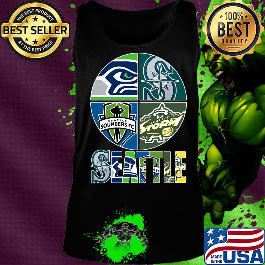 Seattle seahawks mariners beattle sounders fc logo s Tank top Seattle seahawks mariners beattle sounders fc logo s Tank top