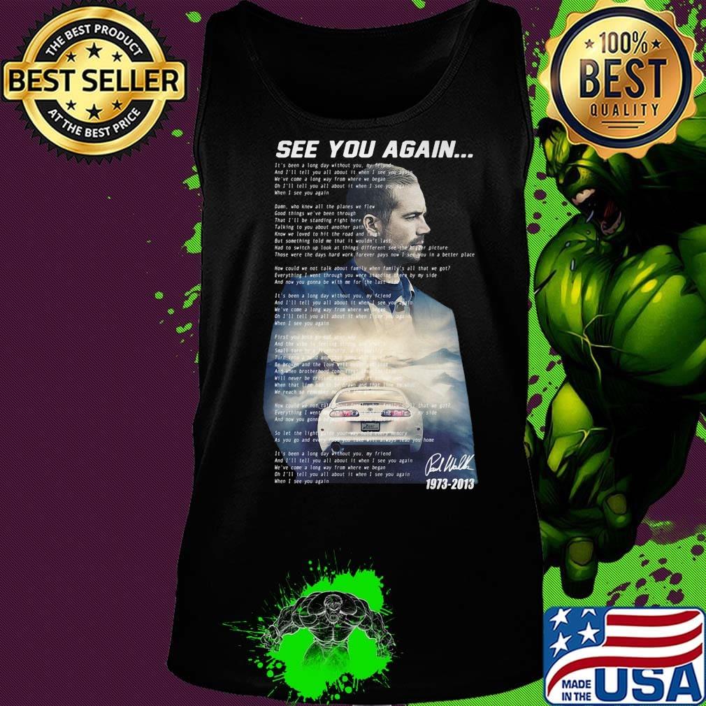 See you again wiz khalifa signature s Tank top See you again wiz khalifa signature s Tank top