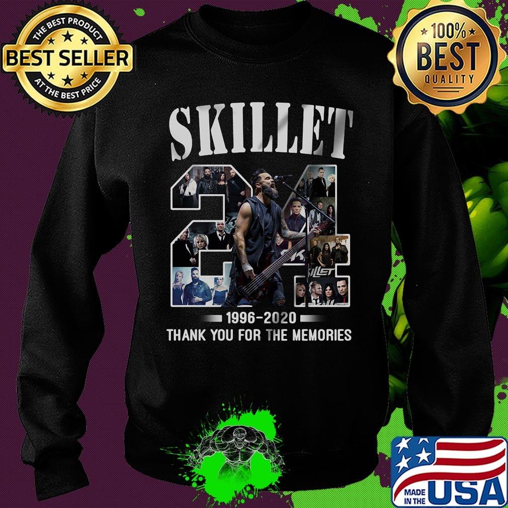 Skillet 24 1996 2020 thank you for the memories signature s Sweater Skillet 24 1996 2020 thank you for the memories signature s Sweater
