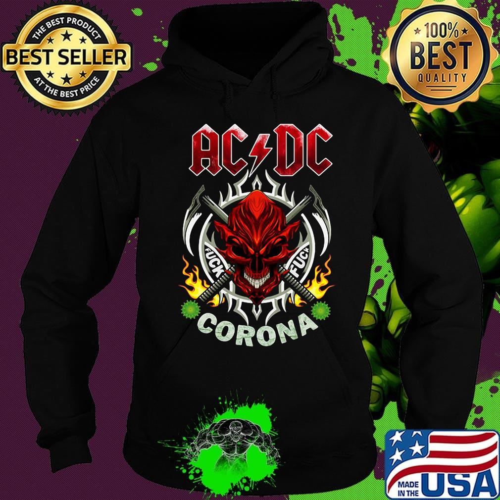 Skull acdc fuck coronavirus s Hoodie Skull acdc fuck coronavirus s Hoodie
