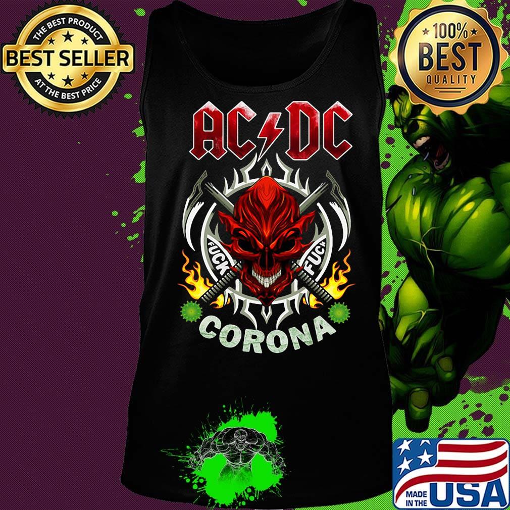 Skull acdc fuck coronavirus s Tank top Skull acdc fuck coronavirus s Tank top
