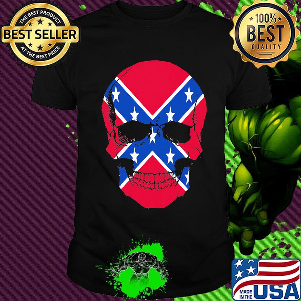 Skull flag Dixieland classic shirt