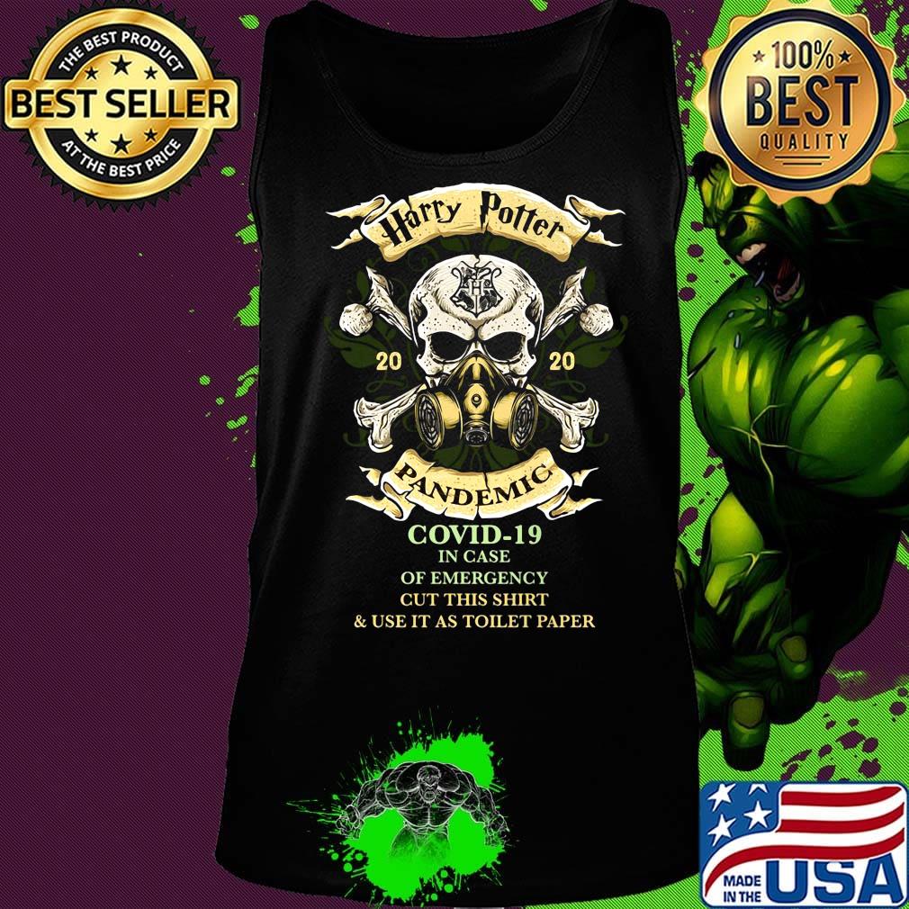 Skull harry potter 2020 pandemic covid-19 in case of emergency cut this s Tank top Skull harry potter 2020 pandemic covid-19 in case of emergency cut this s Tank top