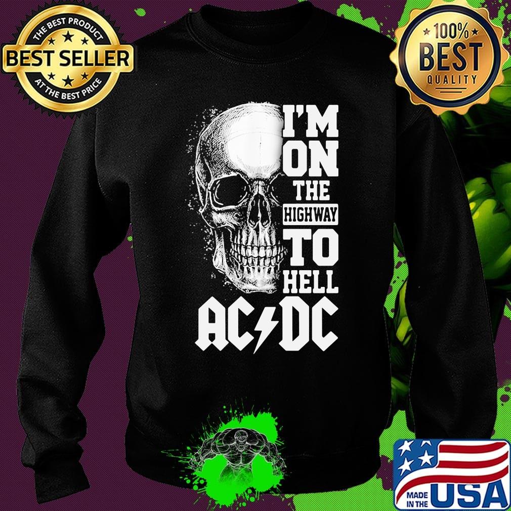 Skull i'm on the highway to hell acdc s Sweater Skull i'm on the highway to hell acdc s Sweater