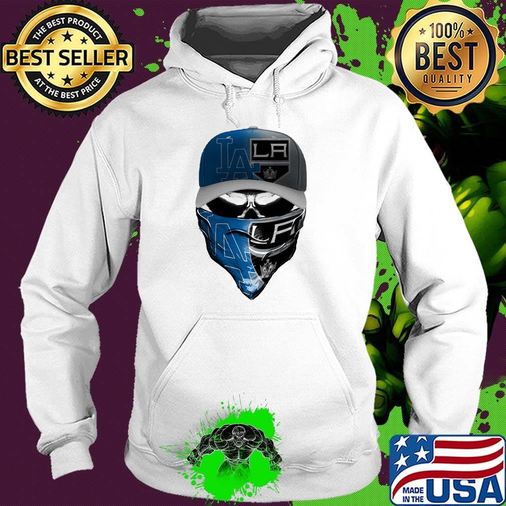 Skull mask los angeles dodgers and los angeles raiders s Hoodie Skull mask los angeles dodgers and los angeles raiders s Hoodie