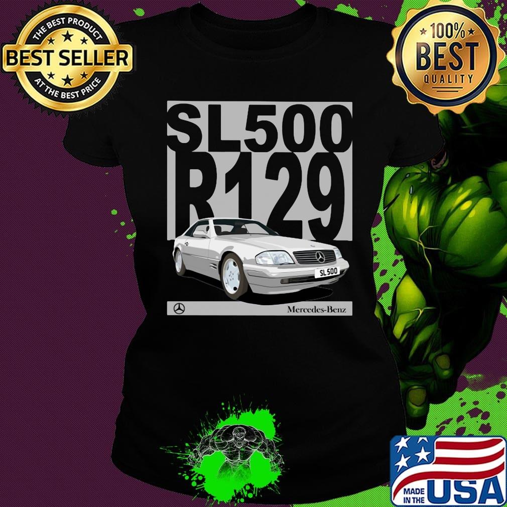 Sl500 r129 mercedes benz logo s Ladies tee Sl500 r129 mercedes benz logo s Ladies tee