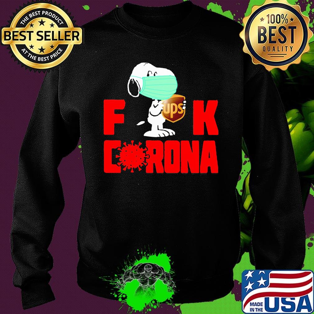 Snoopy mask hug ups fuck coronavirus s Sweater Snoopy mask hug ups fuck coronavirus s Sweater
