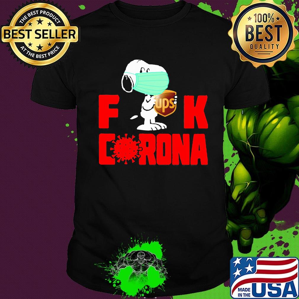 Snoopy mask hug ups fuck coronavirus shirt Snoopy mask hug ups fuck coronavirus shirt