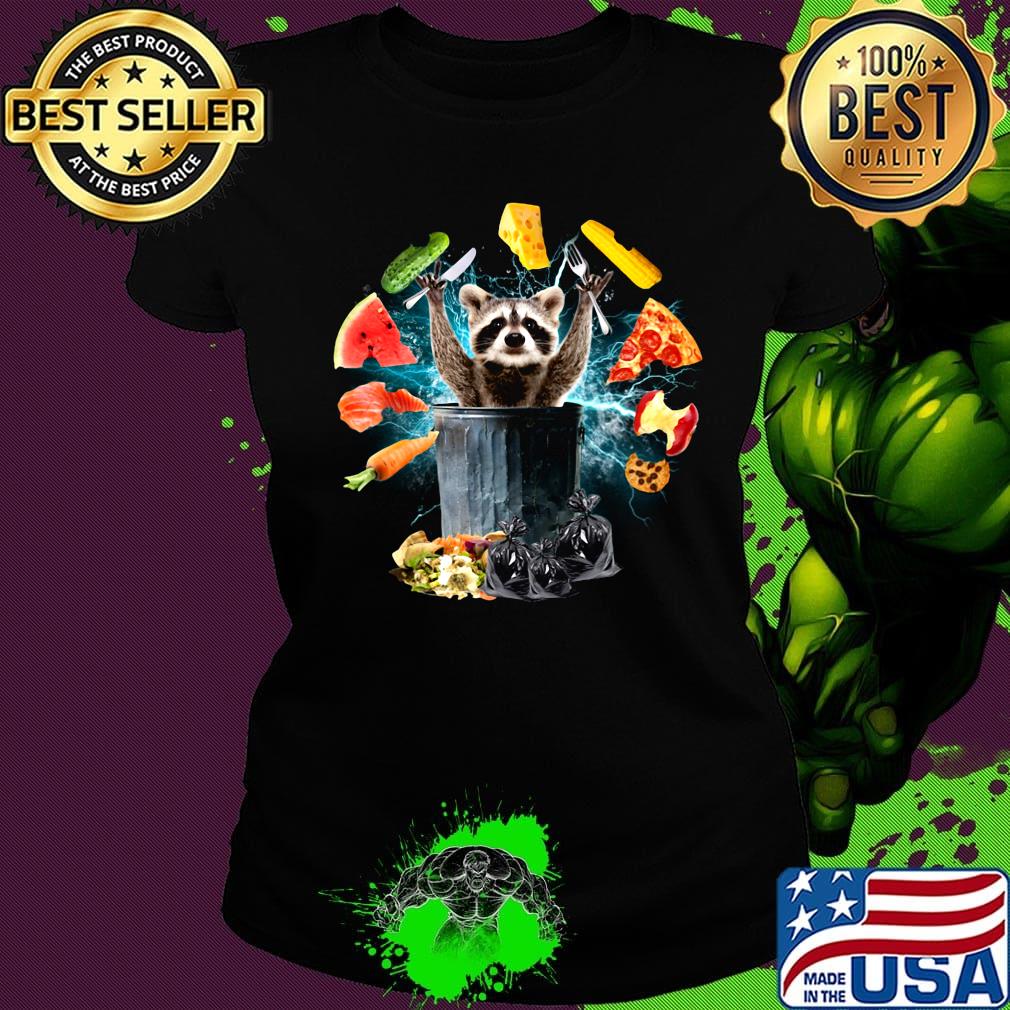 Squirrel looking for food in a carrot watermelon melon cheese bag s Ladies tee Squirrel looking for food in a carrot watermelon melon cheese bag s Ladies tee