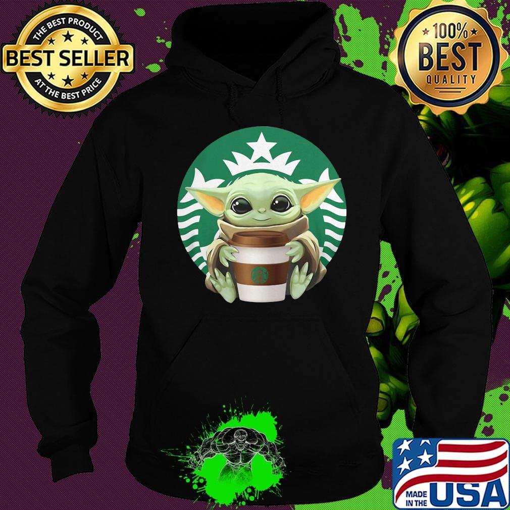 Star wars baby yoda hug coffee starbucks s Hoodie Star wars baby yoda hug coffee starbucks s Hoodie