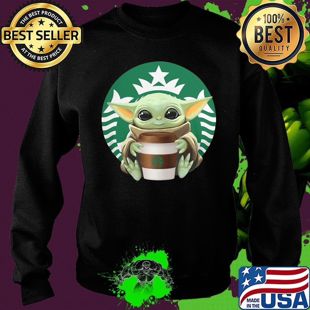 Star wars baby yoda hug coffee starbucks s Sweater Star wars baby yoda hug coffee starbucks s Sweater