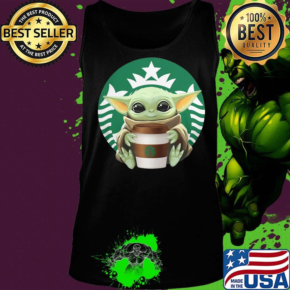 Star wars baby yoda hug coffee starbucks s Tank top Star wars baby yoda hug coffee starbucks s Tank top
