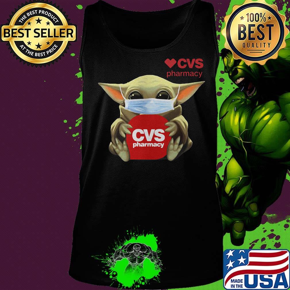 Star wars baby yoda mask hug cvs pharmacy s Tank top Star wars baby yoda mask hug cvs pharmacy s Tank top