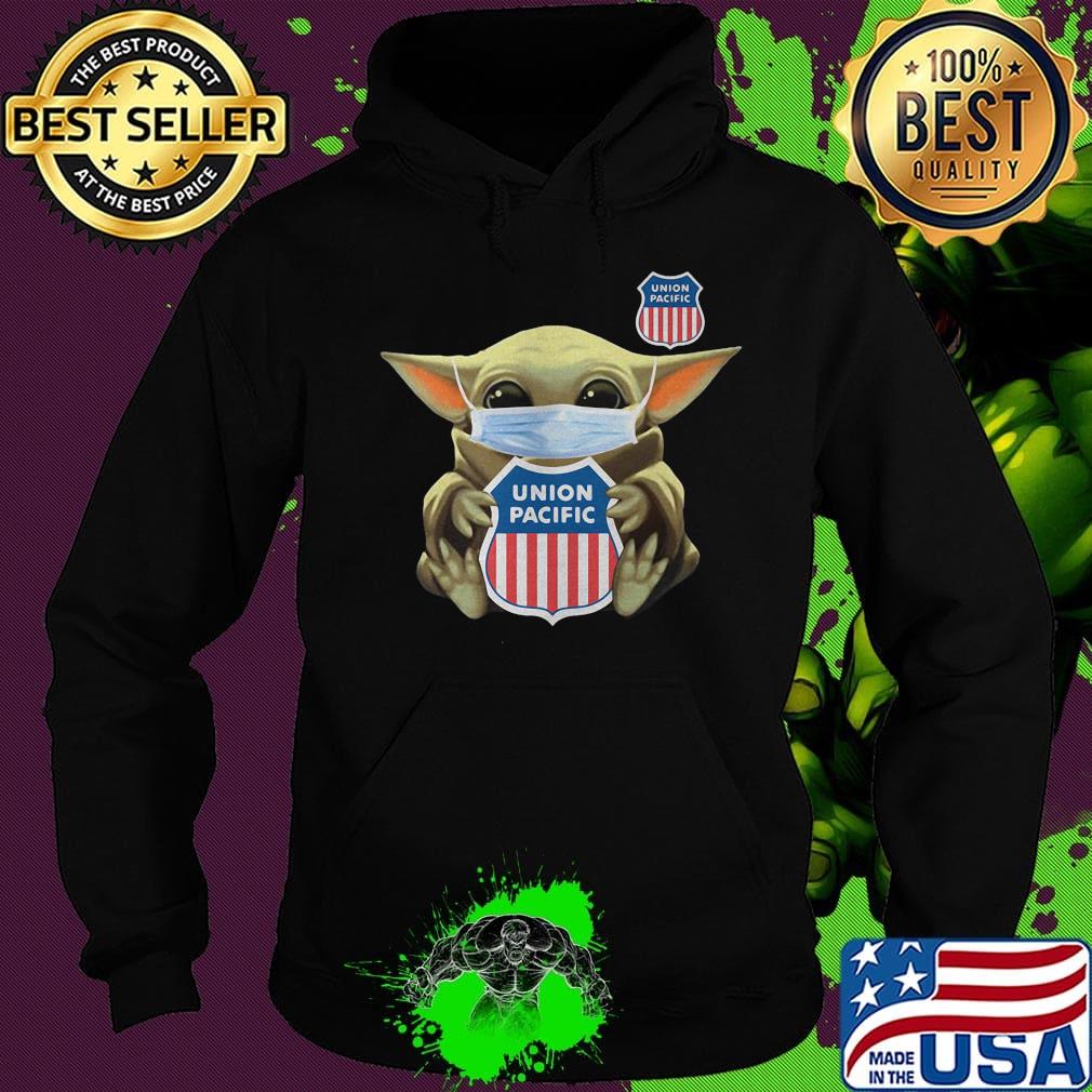 Star wars baby yoda mask hug union pacific s Hoodie Star wars baby yoda mask hug union pacific s Hoodie